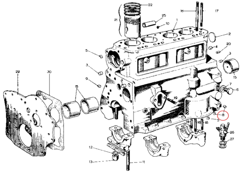 Nash Metropolitan Engine Plug