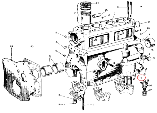 Nash Metropolitan Engine Plug Taper