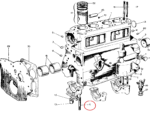 Nash Metropolitan Engine Stud