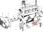 Nash Metropolitan Engine Stud