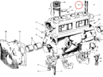 Nash Metropolitan Engine Stud Long