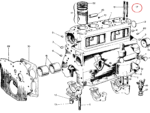 Nash Metropolitan Engine Stud Short