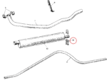 Nash Metropolitan Exhaust Clamp Assembly