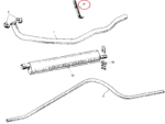 Nash Metropolitan Exhaust System Hanger