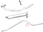 Nash Metropolitan Exhaust System Tail Pipe