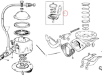 Nash Metropolitan Fuel Pump Gasket Pump Block