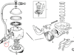 Nash Metropolitan Fuel Pump Screw Banjo