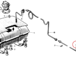 Nash Metropolitan Fuel Tank Pipe Intermediate