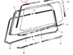 Nash Metropolitan Glass Finish Moulding Upper Left