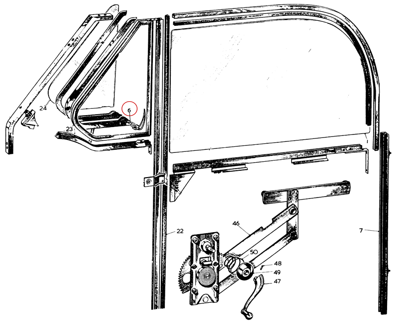 thumbnail image 2 of WFAP Pair Of Quarter Vent Window Rivet Pivots For Holden HD HR – New 2 of 5