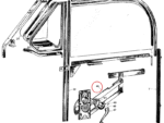 Nash Metropolitan Glass Regulator Right
