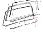 Nash Metropolitan Glass Reveal Moulding Lower