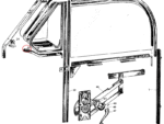 Nash Metropolitan Glass Weather Strip Vent Pair
