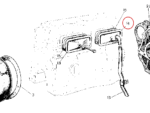 Nash Metropolitan Oil Pump and Cover Side Cover Rear