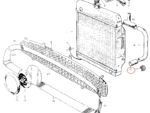 Nash Metropolitan Radiator Lower Hose
