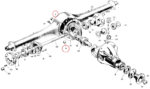 Nash Metropolitan Rear Axle and Springs Drain Filler Plug