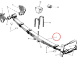Nash Metropolitan Real Axle and Spring Leaf
