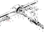 Nash Metropolitan Real Axle and Spring O- Rings