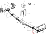 Nash Metropolitan Rear Axle and Spring Shackle Outer