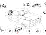 Nash Metropolitan Gasket Brake Master Cover