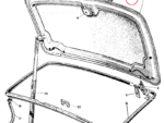 Nash Metropolitan Trunk Boot Handle Key