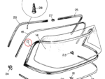 Nash Metropolitan Weatherstrip Rubber Rear Window