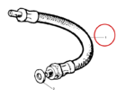 Taxi Brakes Hose Front