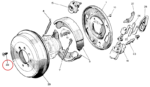 Taxi Brake Screw