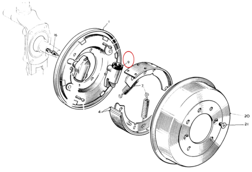 TaxiBrakesWheelCylinderFrontBD452 Taxi Brakes Wheel Cylinder Front