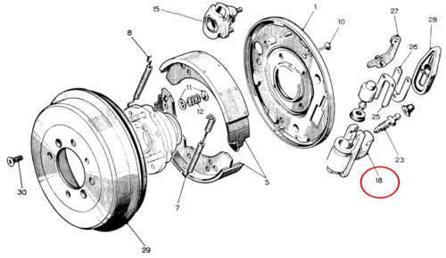 TaxiBrakesWheelCylinderRear17H8081 Taxi Brake Wheel Cylinder Rear
