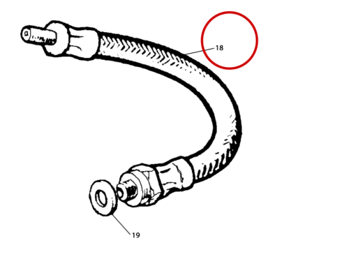 Taxi Clutch Hydraulics Hose