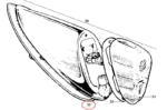 Taxi Electrical Bulb Dual Filament Stop Tail Lamp