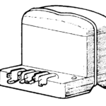 TaxiElectricalControlBoxSpadeConnects105E-10505