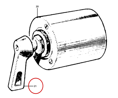 Lever for Turn Signal Switch Black - Fx4 London Taxi