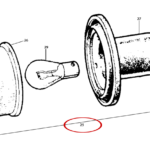 TaxiElectricalRearFlasherLampRed2A9040