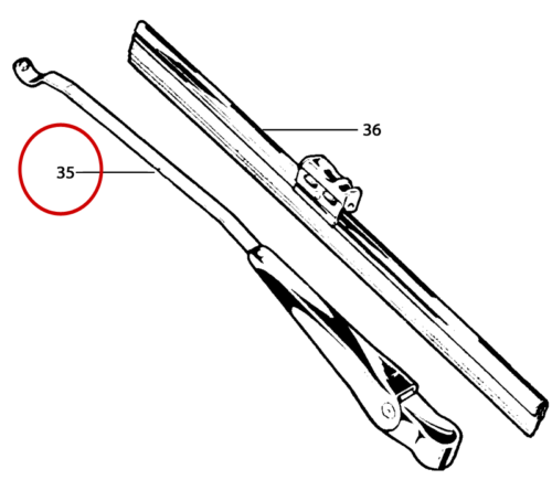Wiper Arm - FX3 London Taxi
