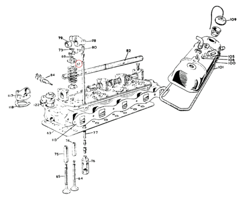 TaxiEngineSpringSet1B2814 Taxi Engine Spring Set