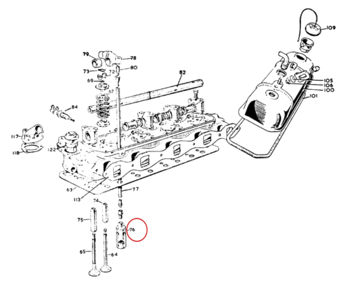 TaxiEngineTappet1B1354 Taxi Engine Tappet
