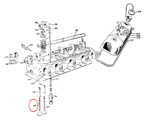 TaxiEngineValveExhaust1B1806 Taxi Engine Valve Exhaust