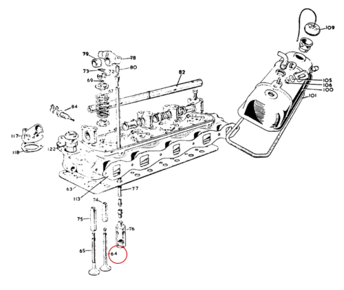 TaxiEngineValveInletEOTA-6507 Taxi Engine Valve