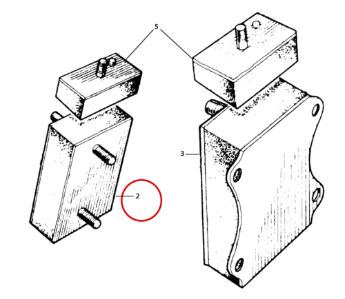 TaxiMountsEngineMountFrontACB9407 Taxi Engine Mounts Front