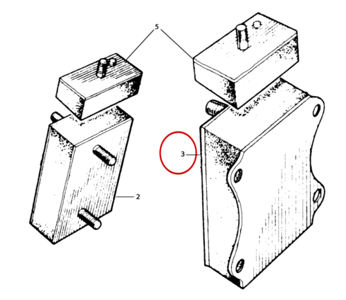 TaxiMountsEngineMountRear1H5137 Taxi Engine Mount Rear