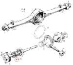 Taxi Rear Axle and Springs Bearing