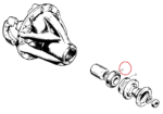 Taxi Rear Axle and Springs Bearing Outer