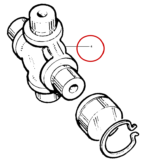 Taxi Rear Axle and Springs U-Joint