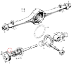 Taxi Rear Axle and Springs Washer
