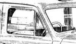 Taxi filler strip and division window