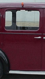Taxi weather strip, door/glass inner and outer - rear