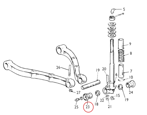 Taxi Steering and Suspension Bush Lower Link Front