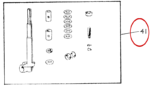 Taxi Steering and Suspension King Pin Kit